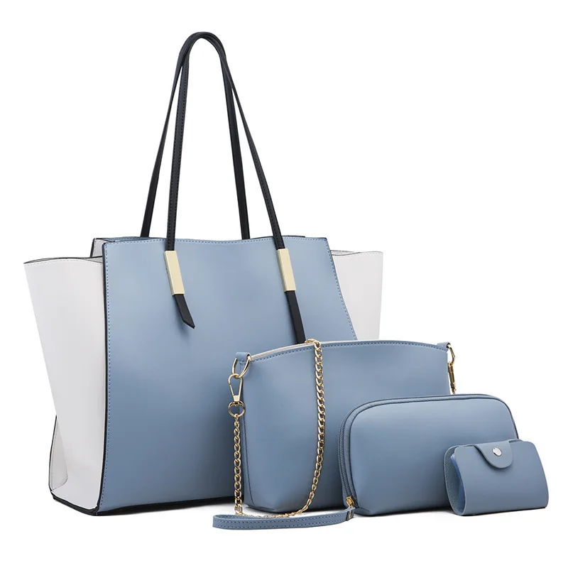 2020 new fashion style 3pcs handbag simple shoulder messenger tote handbag custom logo pu leather handbags set for women, White,black,brown,blue
2020 new fashion style 3pcs handbag simple shoulder messenger tote handbag custom logo pu leather handbags set for women, White,black,brown,blue
