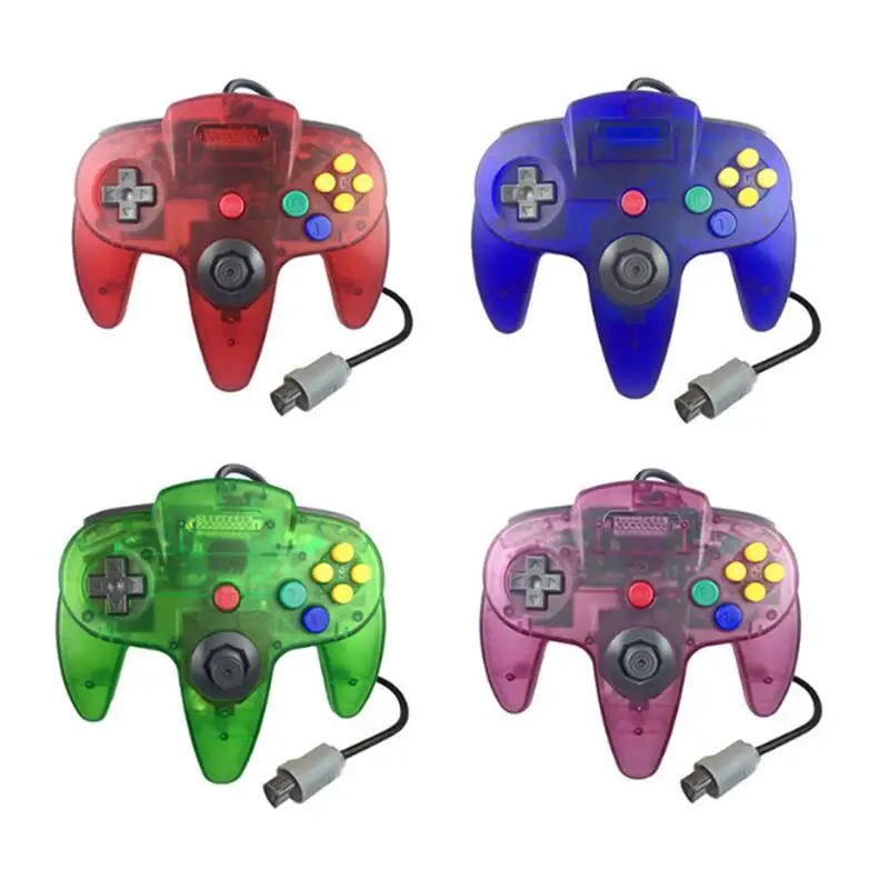 Retro Classic N64 Gamepad Wired Gaming Controller Gaming Joystick for Console Video, Clear
Retro Classic N64 Gamepad Wired Gaming Controller Gaming Joystick for Console Video, Clear