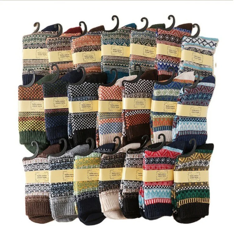 Cheap Wholesale Men Women Retro Tube Socks Thick Winter Cozy Soft Warm Wool Socks
Cheap Wholesale Men Women Retro Tube Socks Thick Winter Cozy Soft Warm Wool Socks