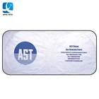Full color printing double circle car sun shade with tyvek/polyester material
