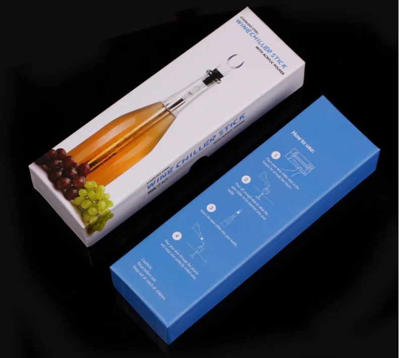 Stopper Wine Chiller Stick Wine Bottle Chiller Wine Cooler Chiller Food Grade Material Stainless Steel 304 Bar Accessories, Silver 
Stopper Wine Chiller Stick Wine Bottle Chiller Wine Cooler Chiller Food Grade Material Stainless Steel 304 Bar Accessories, Silver