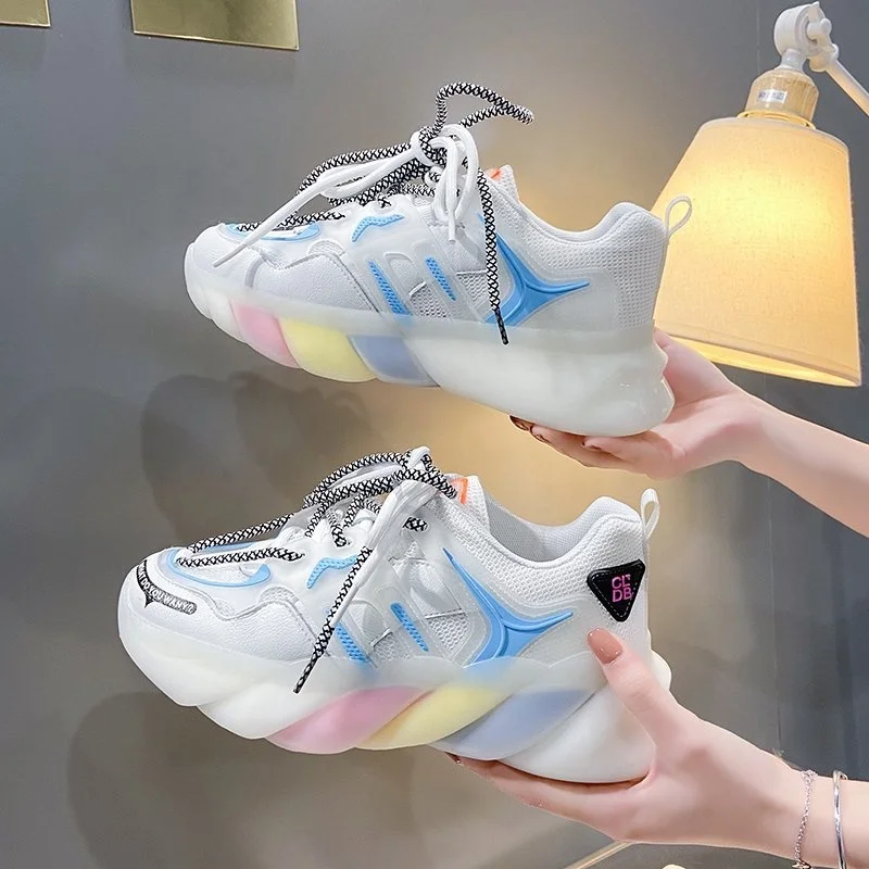 New Arrival Women Sneakers 2021 Running Shoes Sports Chunky Vulcanized Shoes Breathable Platform Women Sneakers Thick Bottom
New Arrival Women Sneakers 2021 Running Shoes Sports Chunky Vulcanized Shoes Breathable Platform Women Sneakers Thick Bottom
