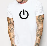 hot selling newest design high quality power switch printing white cotton mens t shirts
hot selling newest design high quality power switch printing white cotton mens t shirts