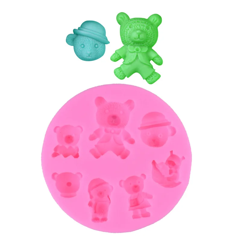 7 cavities cack tools cake bakery and pastry accessories silicone gummy bear candy making machine 2021 fashion new arrivals, As picture
7 cavities cack tools cake bakery and pastry accessories silicone gummy bear candy making machine 2021 fashion new arrivals, As picture