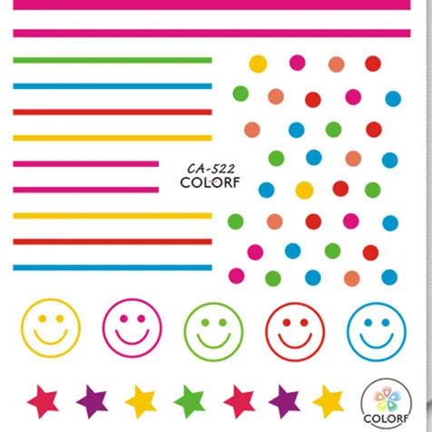 CA509-522 Abstract figures nail stickers 3D smiley nail sticker for Nail Decoration, As picture
CA509-522 Abstract figures nail stickers 3D smiley nail sticker for Nail Decoration, As picture