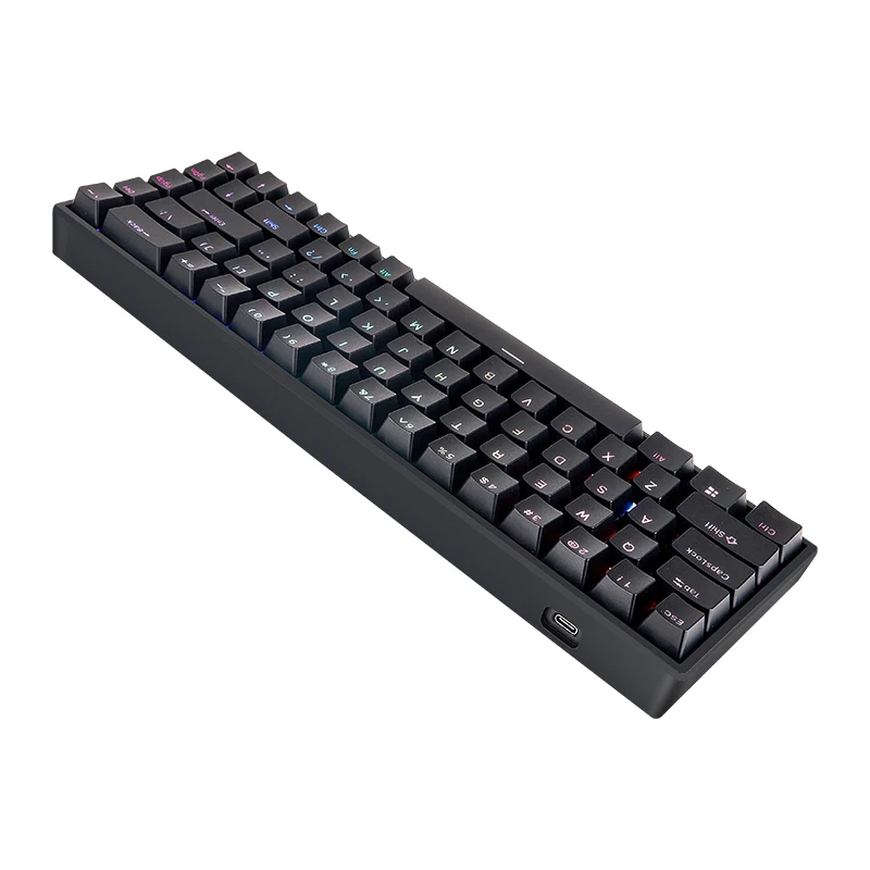 2021 new design BT wired dual-mode gaming keyboard wired gaming keyboard injection molded custom keycaps for PC laptops, Black
2021 new design BT wired dual-mode gaming keyboard wired gaming keyboard injection molded custom keycaps for PC laptops, Black