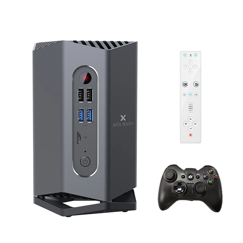

Factory 2019 Newest Game TV Box Official authorized A95X Max plus 922X 4GB 64GB Dual WIFI Switch with Gamepad