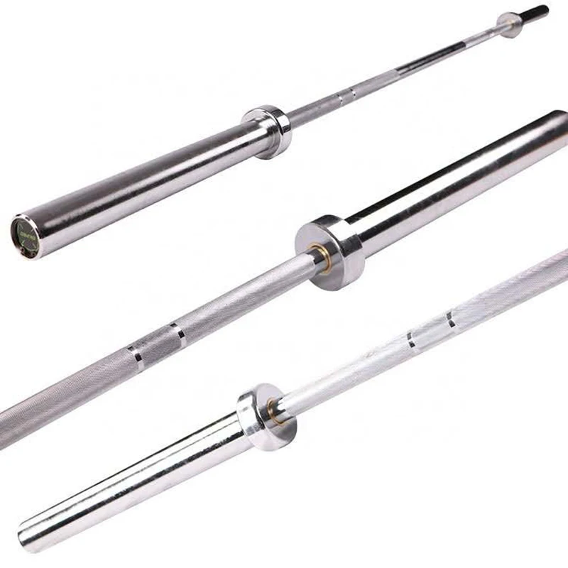 Amazon high quality gym powerlifting chrome steel barbell bar with 4 needle bearings, Black
Amazon high quality gym powerlifting chrome steel barbell bar with 4 needle bearings, Black