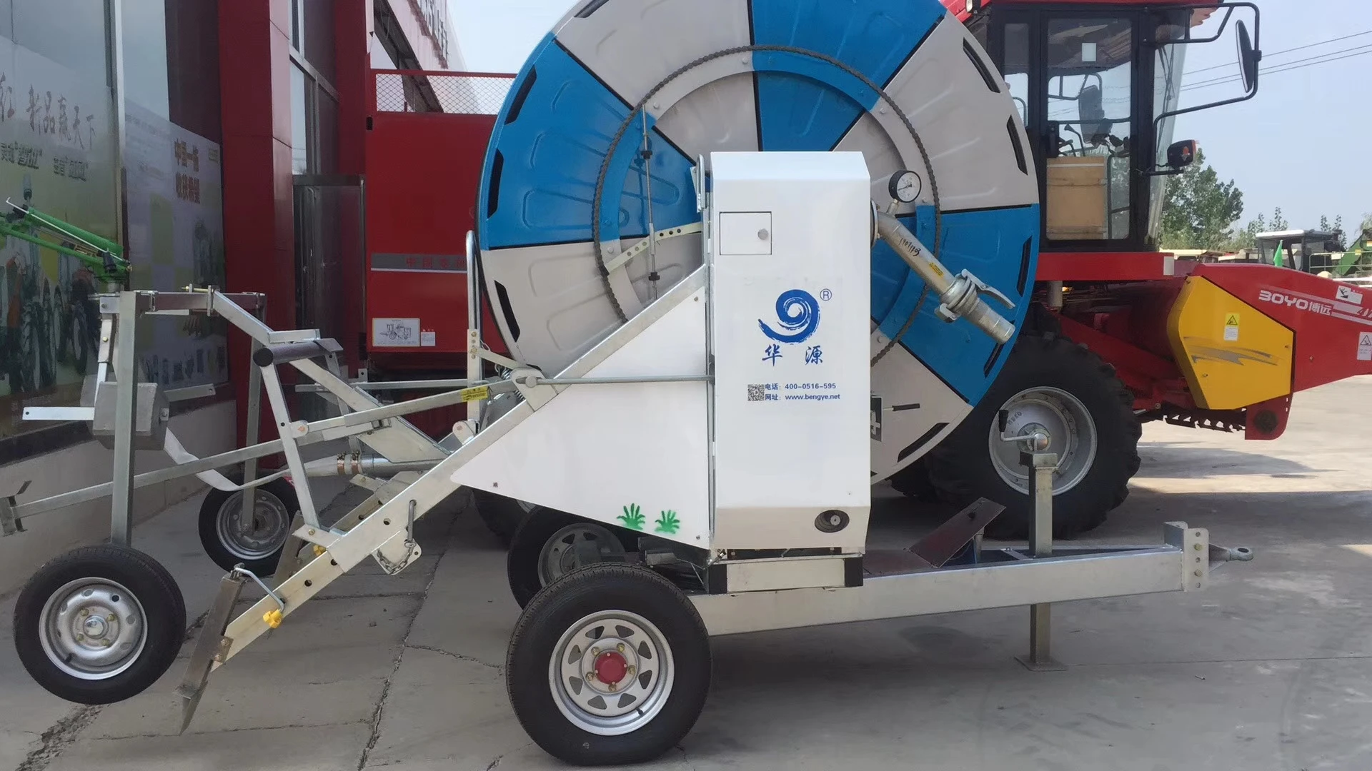 Central Pivot Hose Reel Misting Boom Irrigation Machine