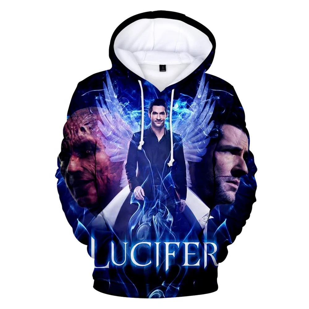 2021 New designs hot sale 3d printed Lucifer hoodie wholesale printed TV series Lucifer stock sweatshirt hoodie factory, Csutomized
2021 New designs hot sale 3d printed Lucifer hoodie wholesale printed TV series Lucifer stock sweatshirt hoodie factory, Csutomized