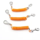 Water Pro Stainless Steel Scuba Diving Lanyard Spring Coiled Tool Lanyard Lanyard with Quick Release Buckle
