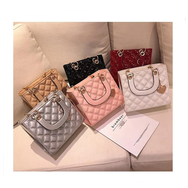 Ladies patent leather bags square chain branded custom logo fashion handbags for women luxury, 6 colors
Ladies patent leather bags square chain branded custom logo fashion handbags for women luxury, 6 colors