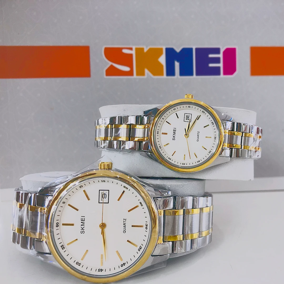 Skmei 1692 1693 Stainless Steel Case OEM Watch Custom Logo Men Women Quartz Wrist Couple Watches
Skmei 1692 1693 Stainless Steel Case OEM Watch Custom Logo Men Women Quartz Wrist Couple Watches