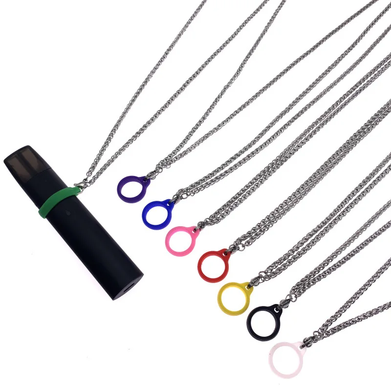 2021 Latest Design Anti Lose Silicone Ring Necklace Rod Lanyard Rope Titanium Steel Chain Link Necklace Men
2021 Latest Design Anti Lose Silicone Ring Necklace Rod Lanyard Rope Titanium Steel Chain Link Necklace Men