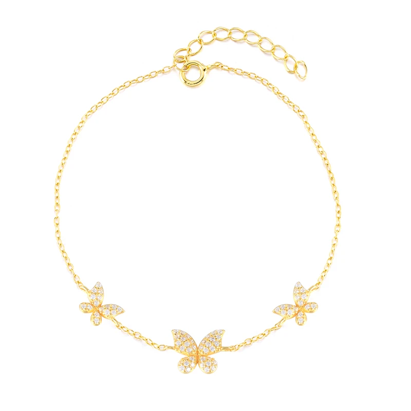 CANNER New Arrival Hot Sale Wholesale 925 Sterling Silver Custom Charm Women Three Butterfly Zircon Fashion Bracelet
CANNER New Arrival Hot Sale Wholesale 925 Sterling Silver Custom Charm Women Three Butterfly Zircon Fashion Bracelet