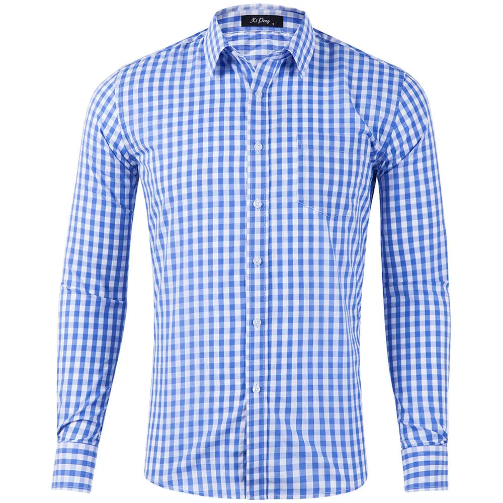 New cotton small plaid large size long sleeve men's shirts cross - border men's long sleeve
New cotton small plaid large size long sleeve men's shirts cross - border men's long sleeve