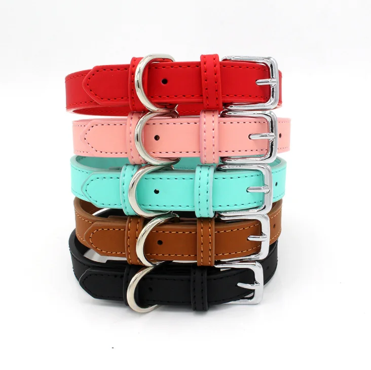 Amazon Hot Selling Leather Puppy Dog Collar Pet Leather Collar
Amazon Hot Selling Leather Puppy Dog Collar Pet Leather Collar