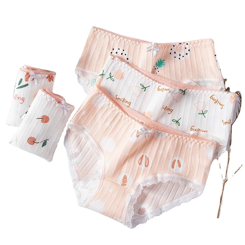 Wholesale Women Panties Cotton Breathable Underwear Women's Seamless Mature Cute Print Underpants Sexy Low-Rise Female Lingerie
Wholesale Women Panties Cotton Breathable Underwear Women's Seamless Mature Cute Print Underpants Sexy Low-Rise Female Lingerie