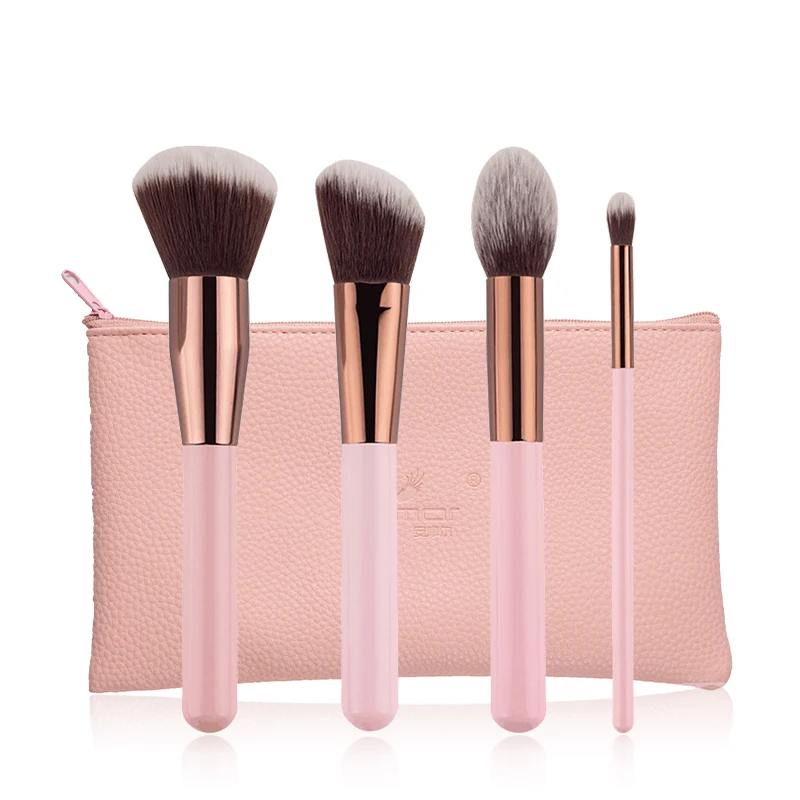 Anmor 4Pcs Make Up Brush Set With Bag For Powder Foundation Contour Professional Makeup Brush Private Label, Pink
Anmor 4Pcs Make Up Brush Set With Bag For Powder Foundation Contour Professional Makeup Brush Private Label, Pink