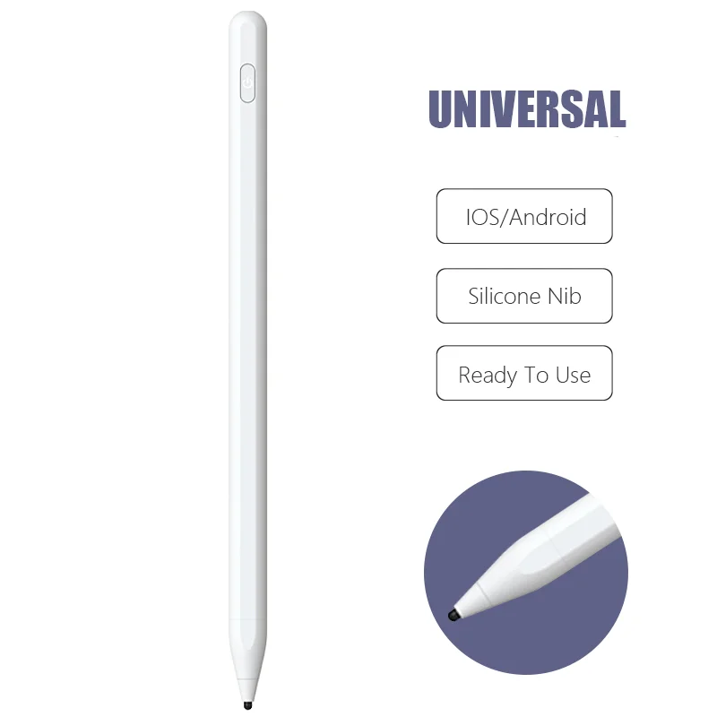 Active Stylus pen tablet with capacitive stylus pen for iPad or Android touch screen, Black white
Active Stylus pen tablet with capacitive stylus pen for iPad or Android touch screen, Black white