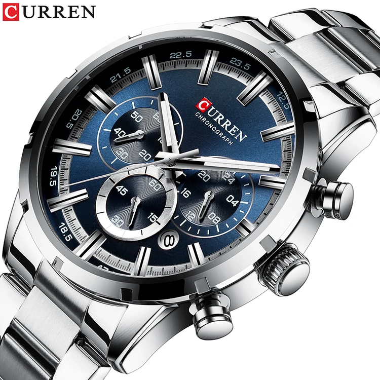 CURREN 8355 Best Quartz Watches For Men Quality Stainless Steel Strap Popular Design Wristwatch Online Wholesale, As picture
CURREN 8355 Best Quartz Watches For Men Quality Stainless Steel Strap Popular Design Wristwatch Online Wholesale, As picture