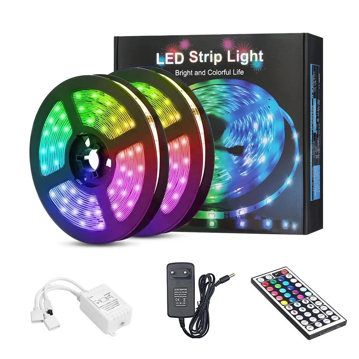 12V Flexible SMD 65.6FT RGB 5050 Color Changing 20M Smart LED Light Strip Controller Remote Control 44Keys Kit Ir Remote
12V Flexible SMD 65.6FT RGB 5050 Color Changing 20M Smart LED Light Strip Controller Remote Control 44Keys Kit Ir Remote