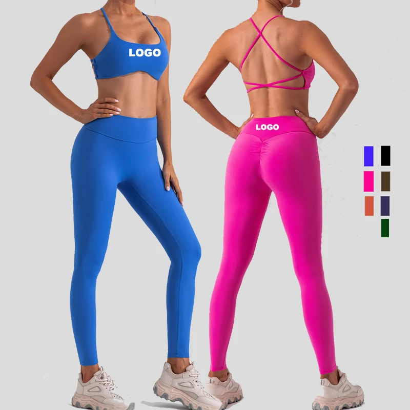 New Yoga High Support Sport bra High Waist Scrunch butt leggings Gym Fitness Sets Women Sportswear yoga Sets
New Yoga High Support Sport bra High Waist Scrunch butt leggings Gym Fitness Sets Women Sportswear yoga Sets