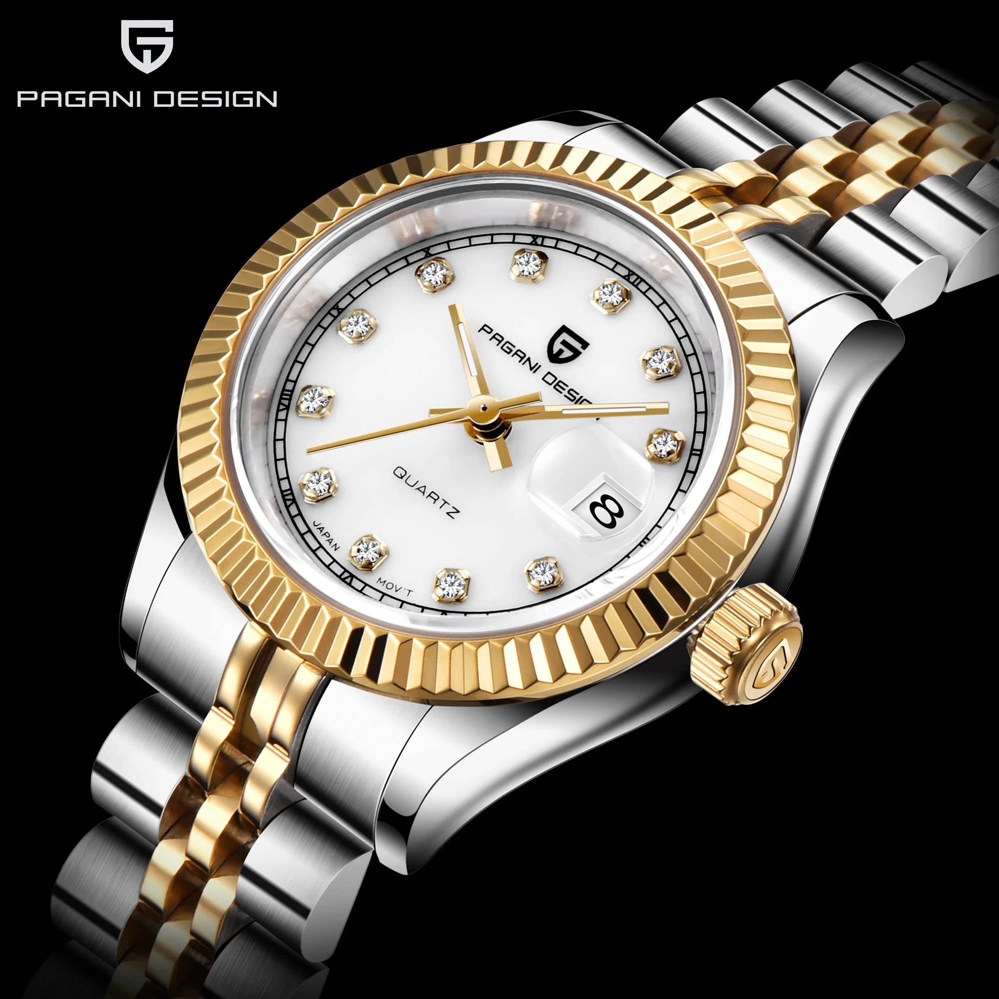 Pagani Design 1647 Luxury Brand Japan Quartz Stainless Steel Synthetic Sapphire Glass Watch Women
Pagani Design 1647 Luxury Brand Japan Quartz Stainless Steel Synthetic Sapphire Glass Watch Women