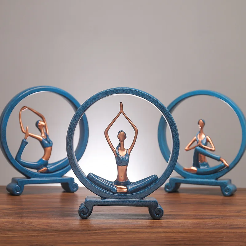 European-style yoga girl resin crafts creative character ornaments home accessories abstract figure porch furnishings, Picture
European-style yoga girl resin crafts creative character ornaments home accessories abstract figure porch furnishings, Picture