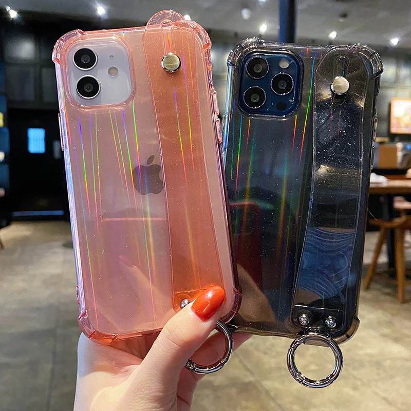 Shenzhen Factory Laser Glitter Shockproof Phone Case with Hand Strap for iPhone 12 mini
Shenzhen Factory Laser Glitter Shockproof Phone Case with Hand Strap for iPhone 12 mini