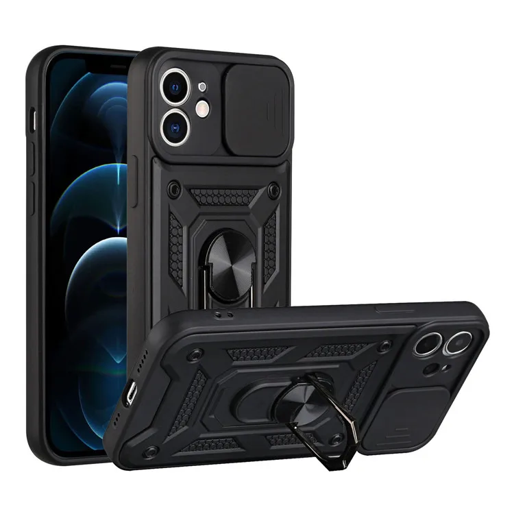 For iPhone 11 Pro Max Armor Cover Slide Camera Protection Magnetic Ring Case for iPhone 12 Mini Xs max X XR XS 8 13 Case, 7 colors
For iPhone 11 Pro Max Armor Cover Slide Camera Protection Magnetic Ring Case for iPhone 12 Mini Xs max X XR XS 8 13 Case, 7 colors