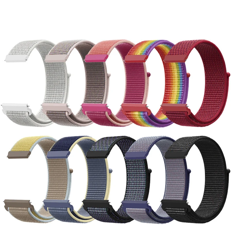 Aibangjia 20mm/22mm Universal Rainbow Nylon Solo Loop Watch Strap For Germin Forerunner245 vivomove HR sport
Aibangjia 20mm/22mm Universal Rainbow Nylon Solo Loop Watch Strap For Germin Forerunner245 vivomove HR sport