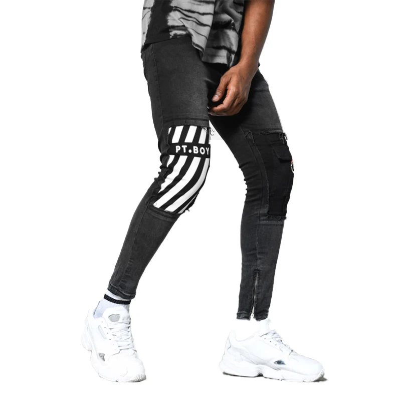 Wholesale mens fashion casual skinny slim fit trousers men's denim jeans pants for men clothing, Black
Wholesale mens fashion casual skinny slim fit trousers men's denim jeans pants for men clothing, Black