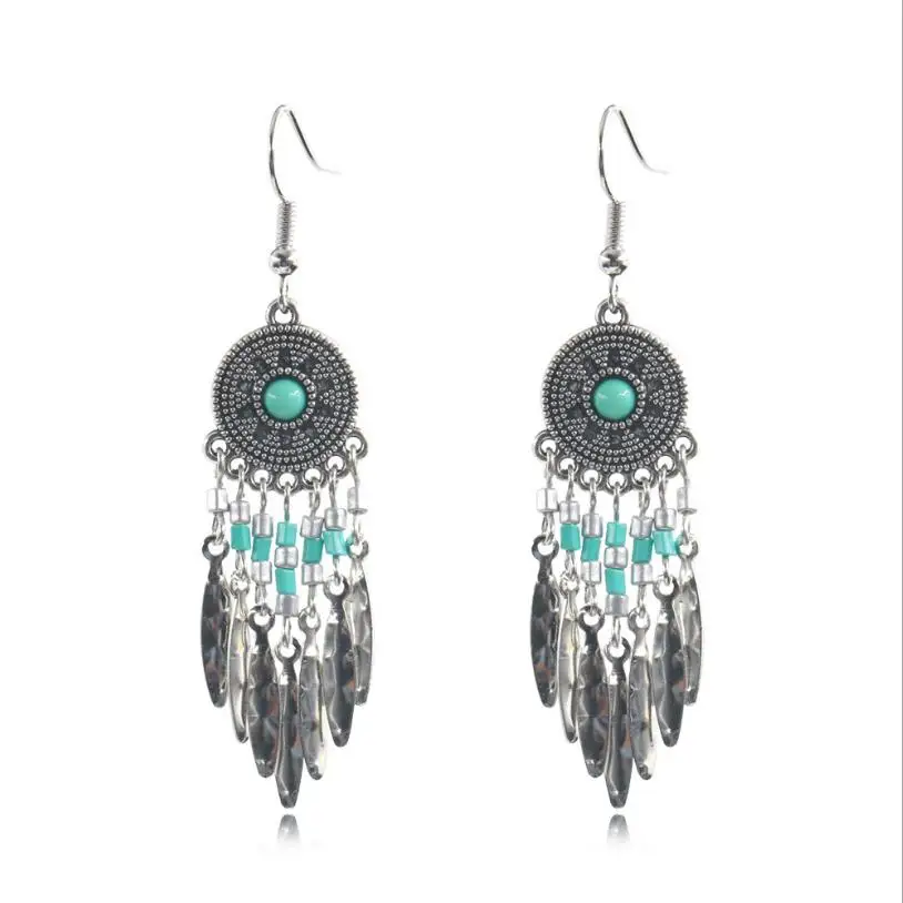 Luxury Boho Bohemian Vintage Ethnic Long Tassel Drop Earrings Dangle For Female Wedding Accessory
Luxury Boho Bohemian Vintage Ethnic Long Tassel Drop Earrings Dangle For Female Wedding Accessory