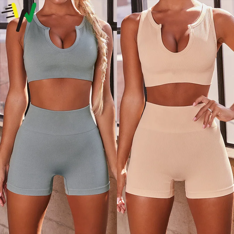 2021Summer Activewear Women Seamless Yoga Shorts Bra Fitness Sports Gym Workout Yoga Set, Customized colors
2021Summer Activewear Women Seamless Yoga Shorts Bra Fitness Sports Gym Workout Yoga Set, Customized colors