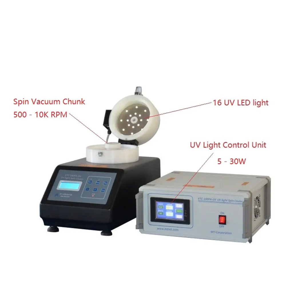 Laboratory Programmable Spin Coater With Vacuum Chucks Max Wafer