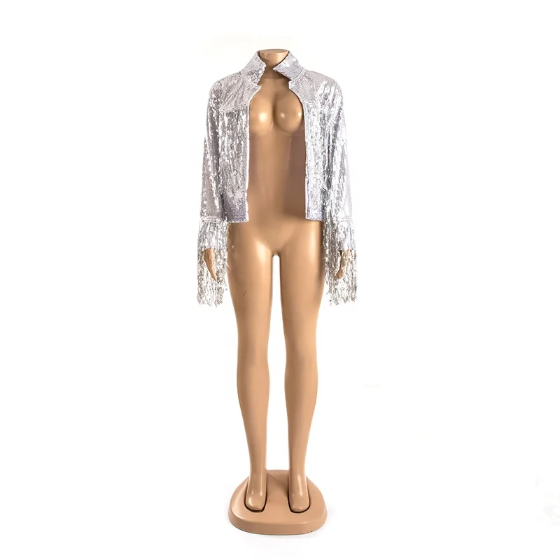 2021 Autumn European And American Women's Jacket Sequin Stitching Coat Velvet Fringed Long-Sleeved Top, Custom color
2021 Autumn European And American Women's Jacket Sequin Stitching Coat Velvet Fringed Long-Sleeved Top, Custom color