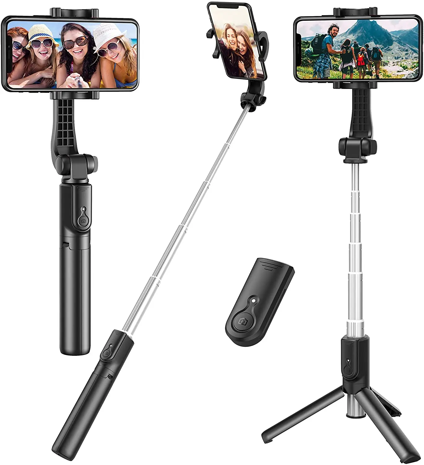 Extendable Selfie Stick Tripod with Detachable Wireless Remote and Tripod Stand Selfie Stick Compatible with All Cell Phone
Extendable Selfie Stick Tripod with Detachable Wireless Remote and Tripod Stand Selfie Stick Compatible with All Cell Phone