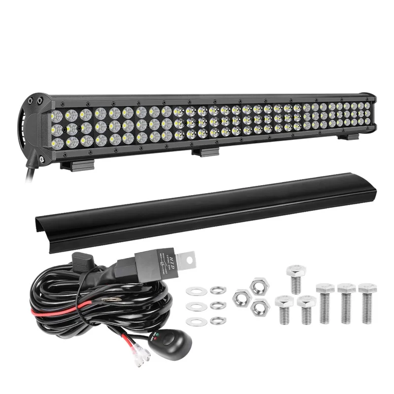 Triple Row Straight Combo Beam 180W With Car Wire Harness Snow Plow Truck Light Bar
Triple Row Straight Combo Beam 180W With Car Wire Harness Snow Plow Truck Light Bar