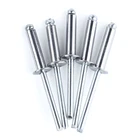 Open shaped round head big cap blind rivet aluminum