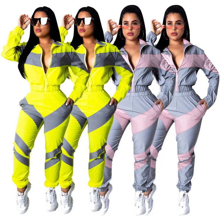 New style woman long sleeve sport windbreaker track suit two color stitching trench coat
New style woman long sleeve sport windbreaker track suit two color stitching trench coat