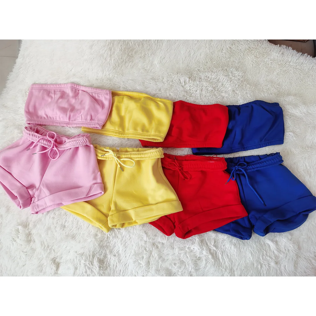 YIWU QIUDUN 7 Colors Sweater And Velvet Wrapped Chest Womens Custom Casual Two Piece Short Set
YIWU QIUDUN 7 Colors Sweater And Velvet Wrapped Chest Womens Custom Casual Two Piece Short Set