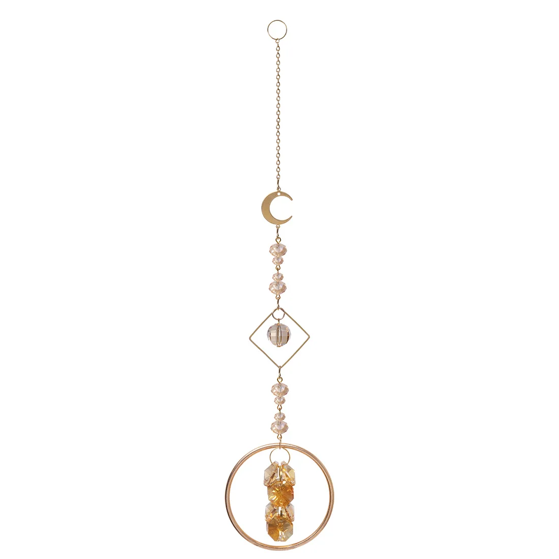 Brass Circle Pendant Hanging Ornament Home Garden Wedding Decoration Crystal Sun Light Catcher
Brass Circle Pendant Hanging Ornament Home Garden Wedding Decoration Crystal Sun Light Catcher