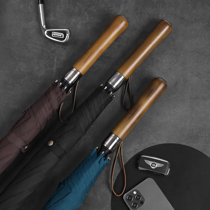new Non-slip wooden handle customized straight umbrella rain big golf umbrella long umbrella with logo mcc golf
new Non-slip wooden handle customized straight umbrella rain big golf umbrella long umbrella with logo mcc golf