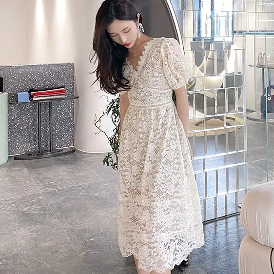 Korean Fashion Factory Direct V-Neck Ladies African Dress Women Clothing Maxi, White
Korean Fashion Factory Direct V-Neck Ladies African Dress Women Clothing Maxi, White