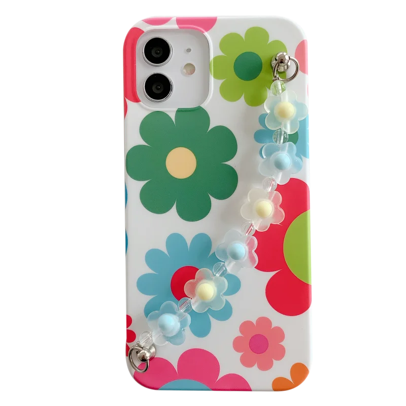 Girl Wrist Strap Cellphone Case Flower Pattern TPU Protective Mobile Phone Cover for iPhone 12 Pro, 8 colors
Girl Wrist Strap Cellphone Case Flower Pattern TPU Protective Mobile Phone Cover for iPhone 12 Pro, 8 colors