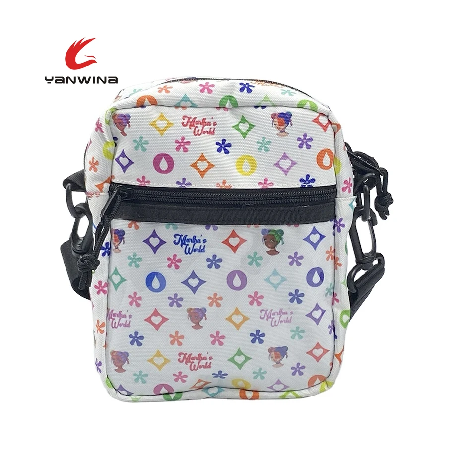 Designer stylish casual custom printing men women small shoulder crossbody messenger bag with pvc pocket
Designer stylish casual custom printing men women small shoulder crossbody messenger bag with pvc pocket