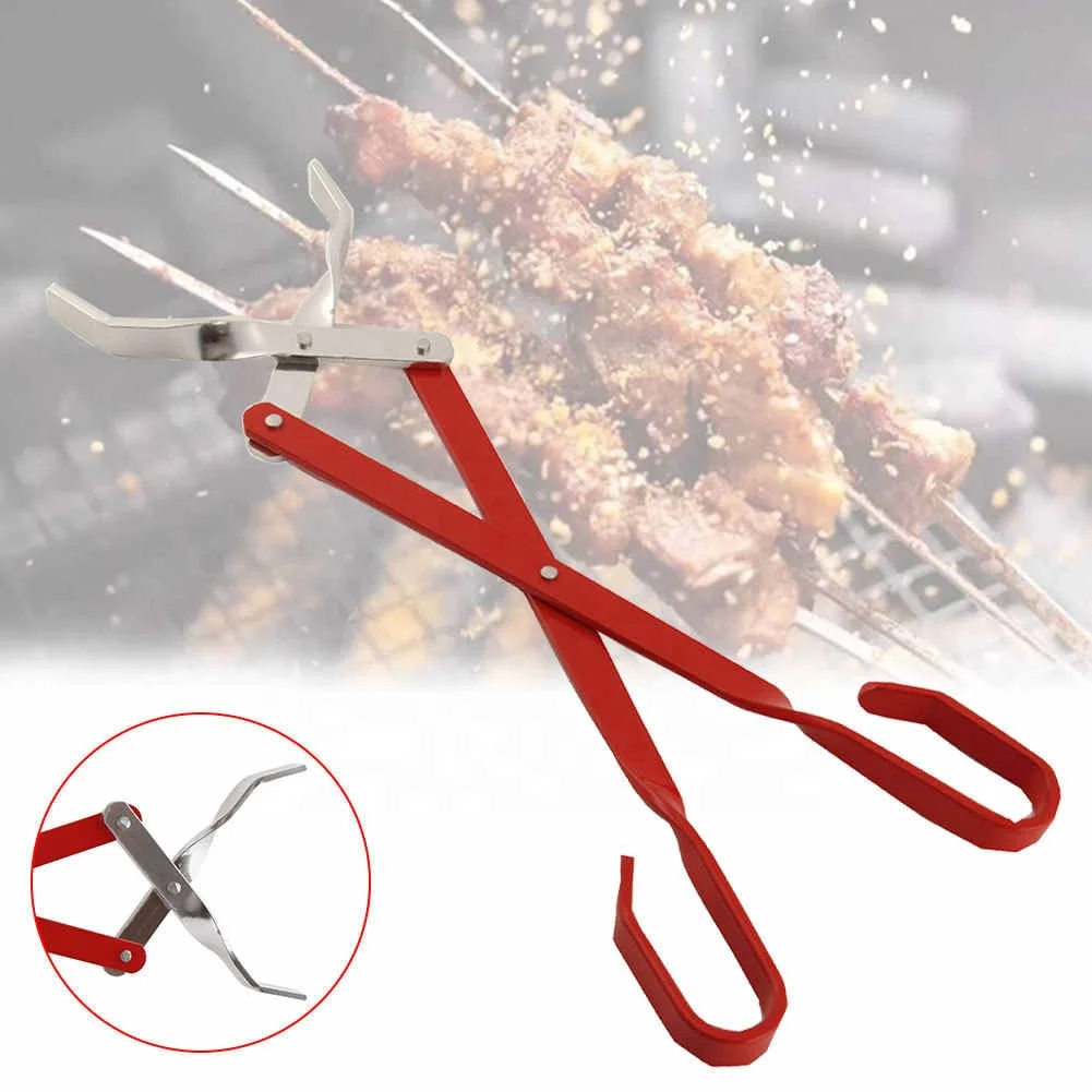 Long Handle Camping Cooking Portable Clamp Kitchen Grilling Outdoor Aluminum Heat Resistant Food Clip Scissors Type BBQ Tongs
Long Handle Camping Cooking Portable Clamp Kitchen Grilling Outdoor Aluminum Heat Resistant Food Clip Scissors Type BBQ Tongs