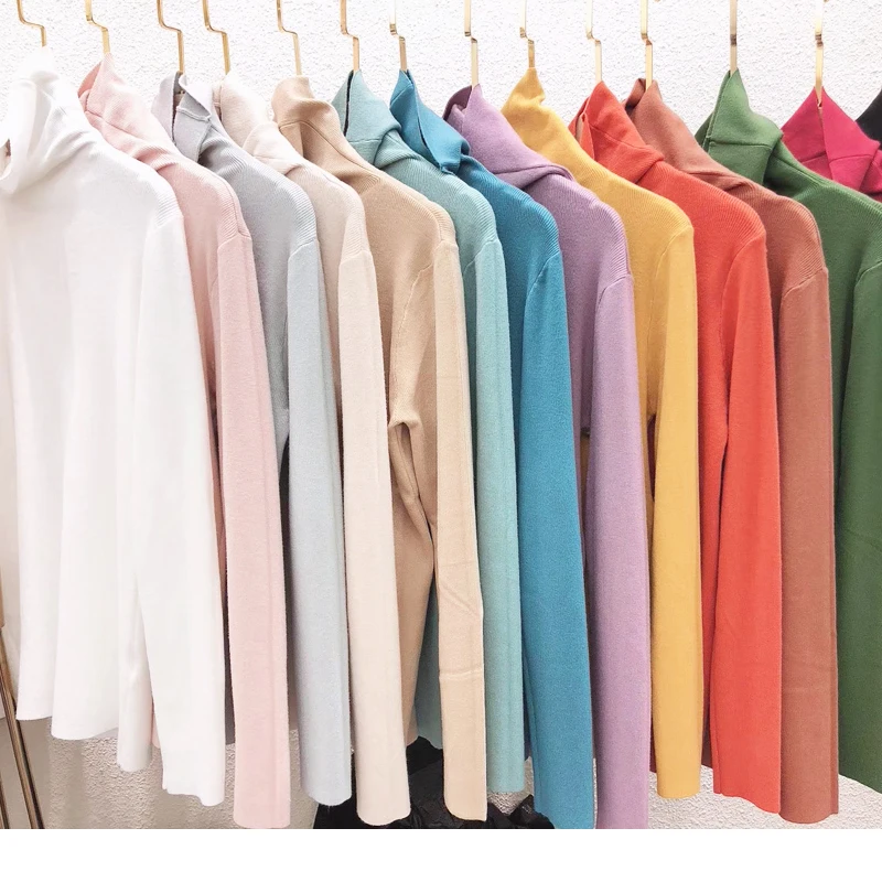 Top Fashion Custom Women Long Sleeve Turtleneck Women High Neck Women's Girl Knitted Pullover Sweater
Top Fashion Custom Women Long Sleeve Turtleneck Women High Neck Women's Girl Knitted Pullover Sweater