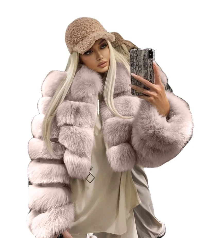 2021 Winter Fur Jacket Fur Coats For Woman Trendy Long Paragraph Collar Coat High Imitation Fox Fur
2021 Winter Fur Jacket Fur Coats For Woman Trendy Long Paragraph Collar Coat High Imitation Fox Fur